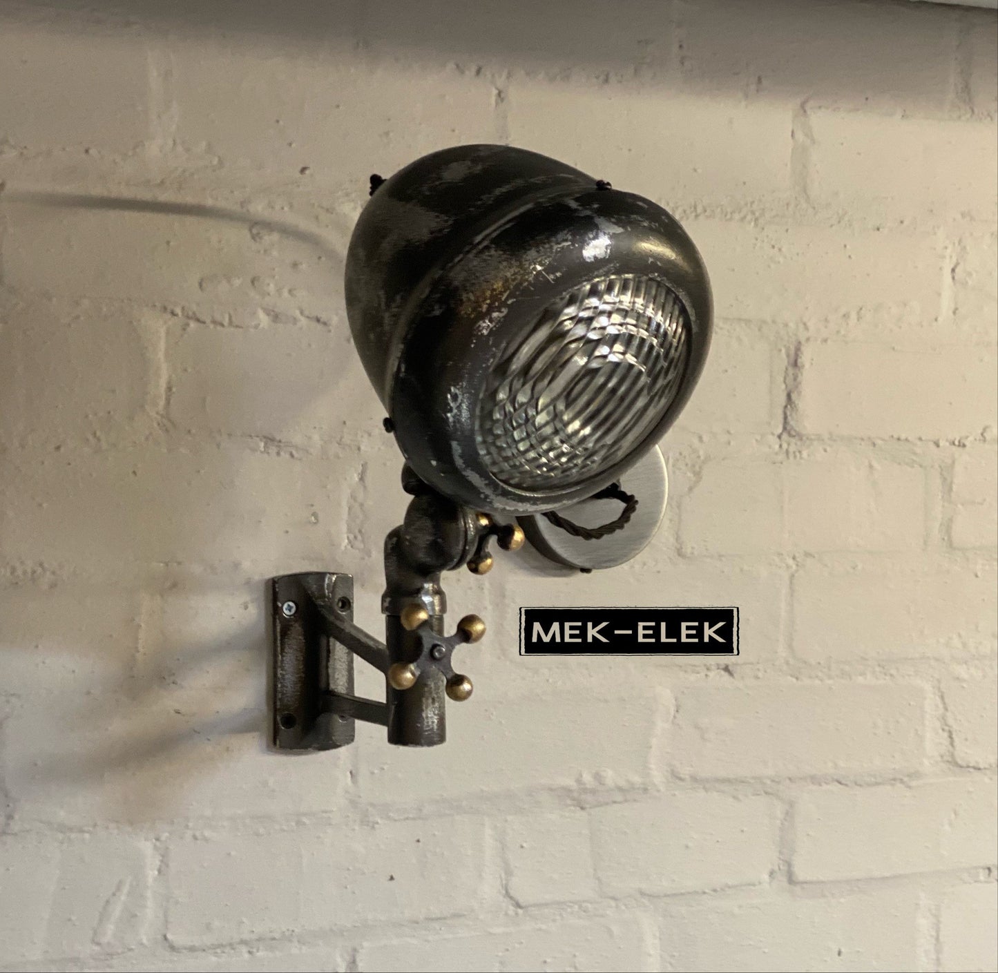 Mek-Elek ~ Industrial Wall Light | Bedroom Reading Table | Kitchen Table | Vintage