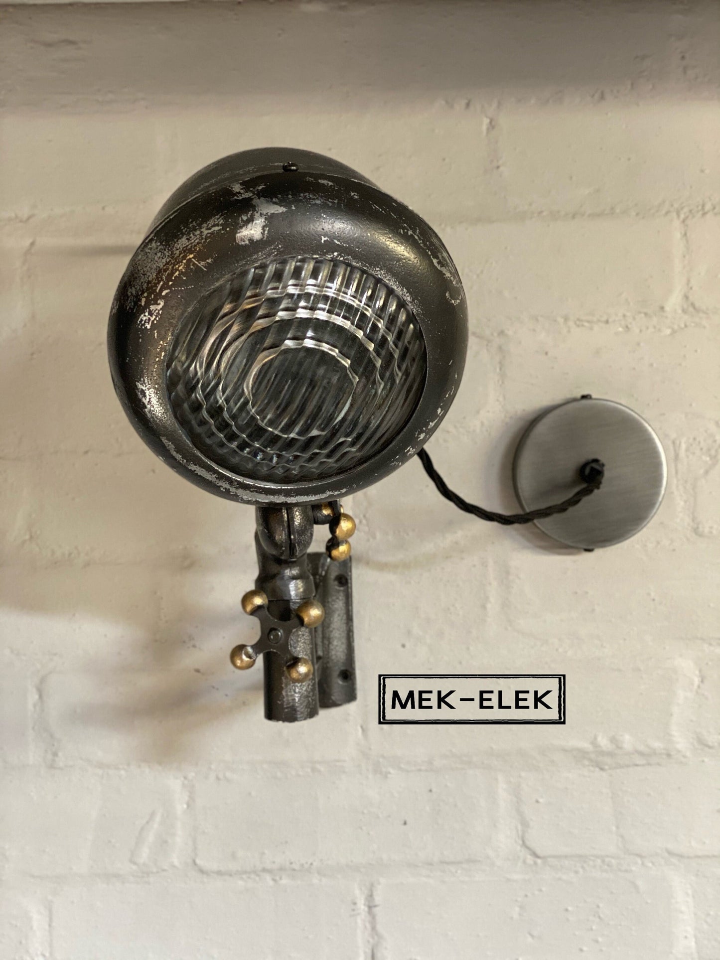 Mek-Elek ~ Industrial Wall Light | Bedroom Reading Table | Kitchen Table | Vintage