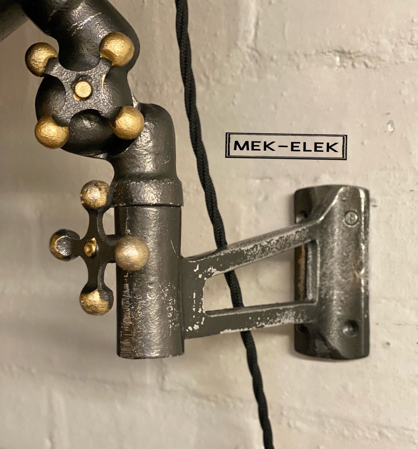 Mek-Elek ~ Industrial Wall Light | Bedroom Reading Table | Kitchen Table | Vintage