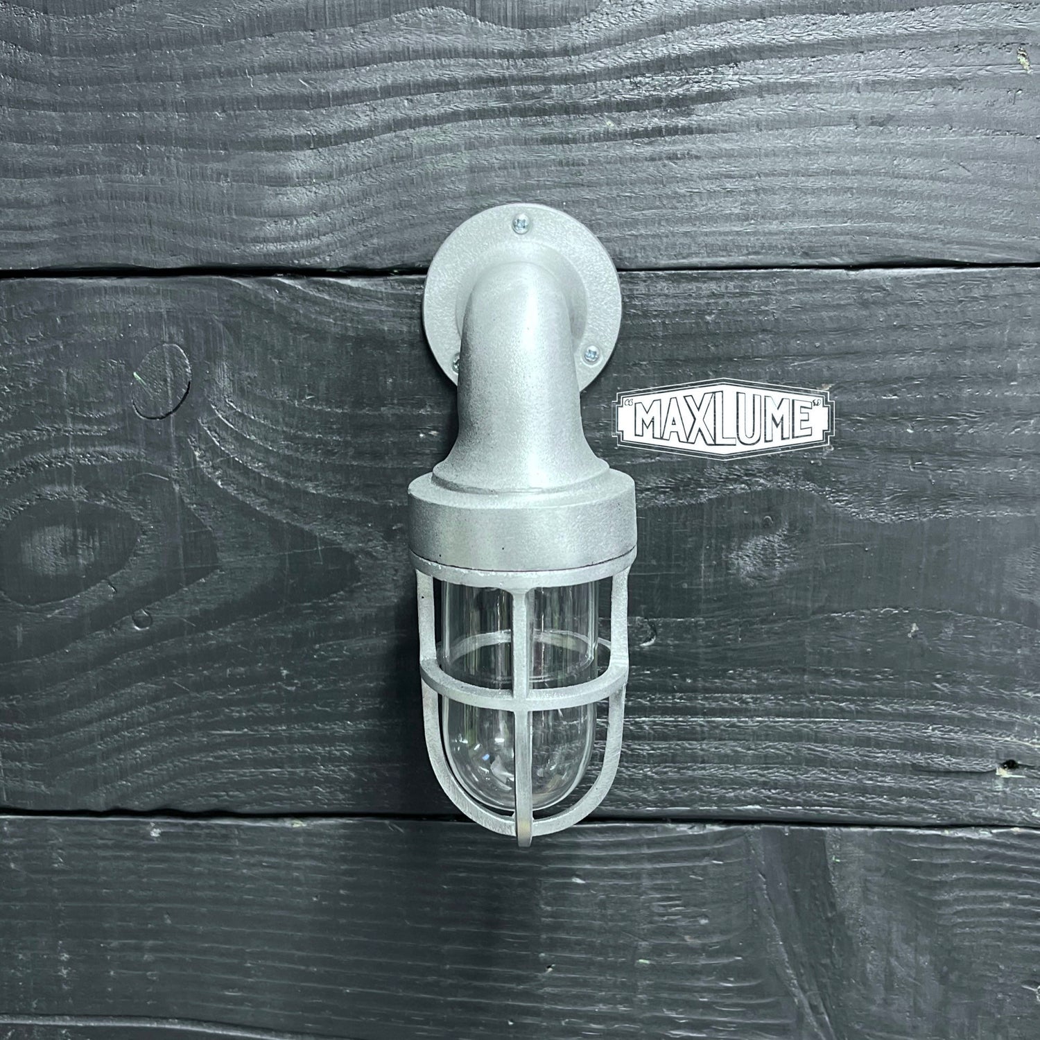 Shingham ~ Solid Cast Caged Bulkhead Industrial Wall Light | Bathroom | Outdoor Garden | Vintage