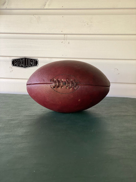 Genuine Leather Vintage Brown Rugby Ball | Retro Birthday Gift idea