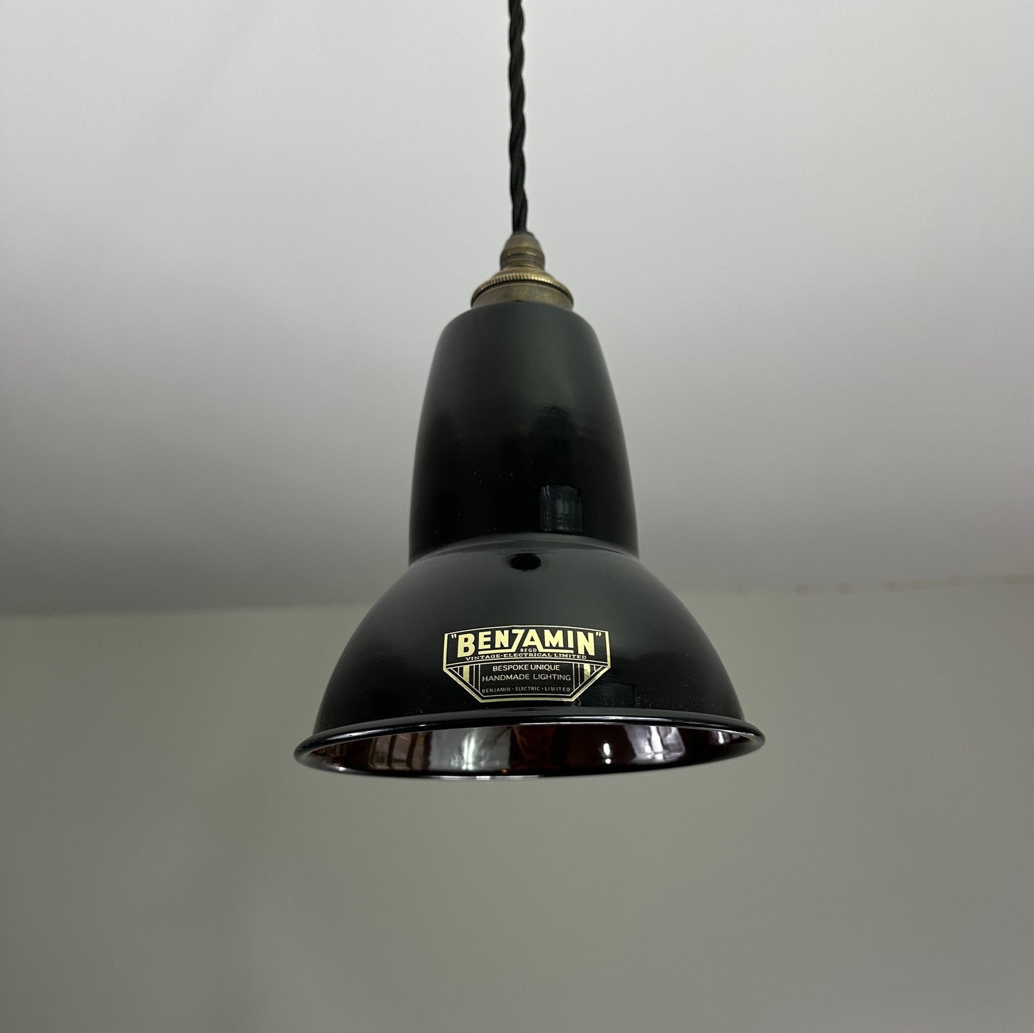 Alby ~ Black Shade Pendant Set Light | Ceiling Dining Room | Kitchen Table | Vintage Edison Filament Bulb | 6 Inch