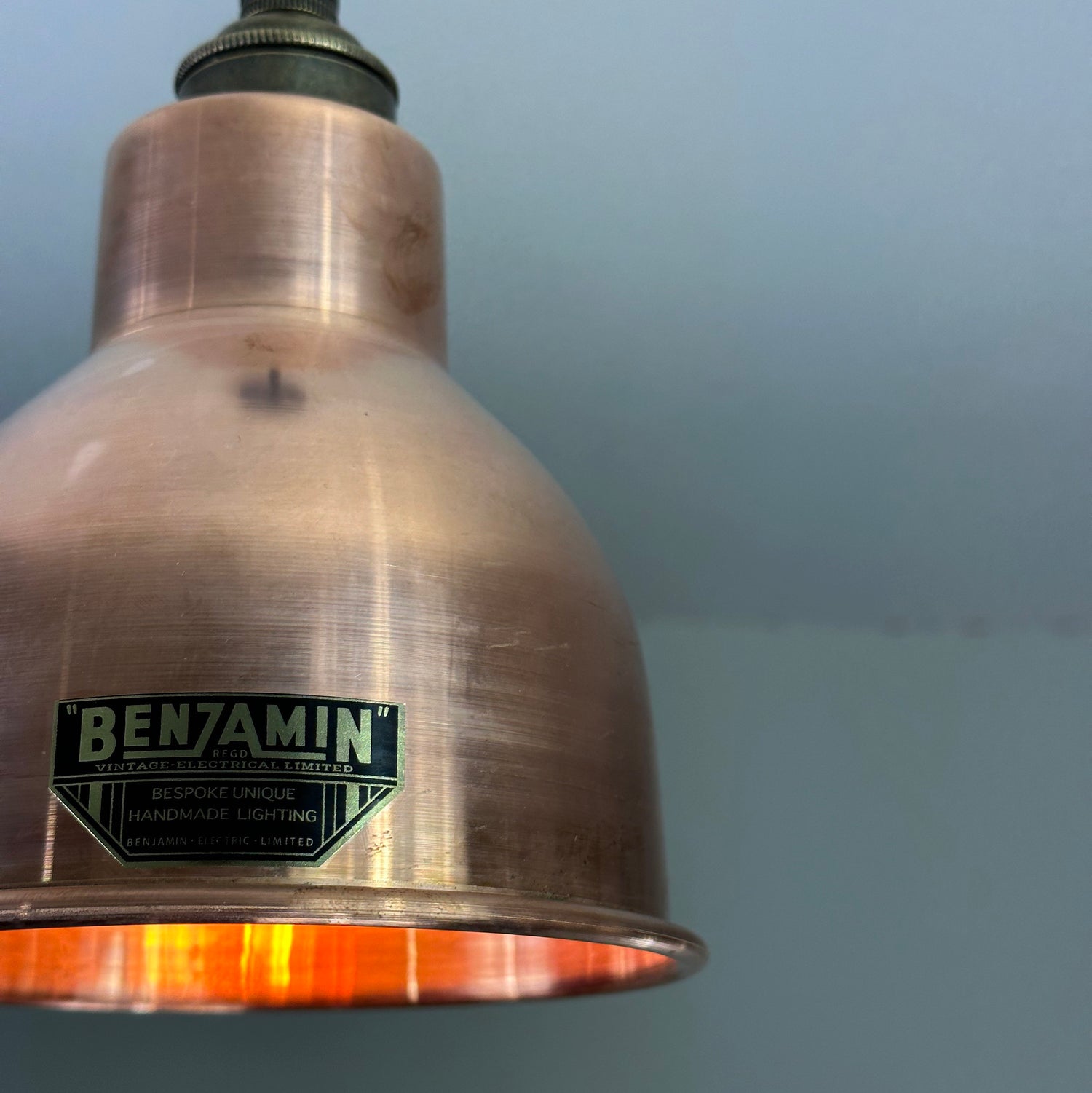 Metton ~ Copper Antique Patina Industrial “MEK” Shade Pendant Set Light | Ceiling Dining Room | Kitchen Table | Vintage Edison Filament Bulb